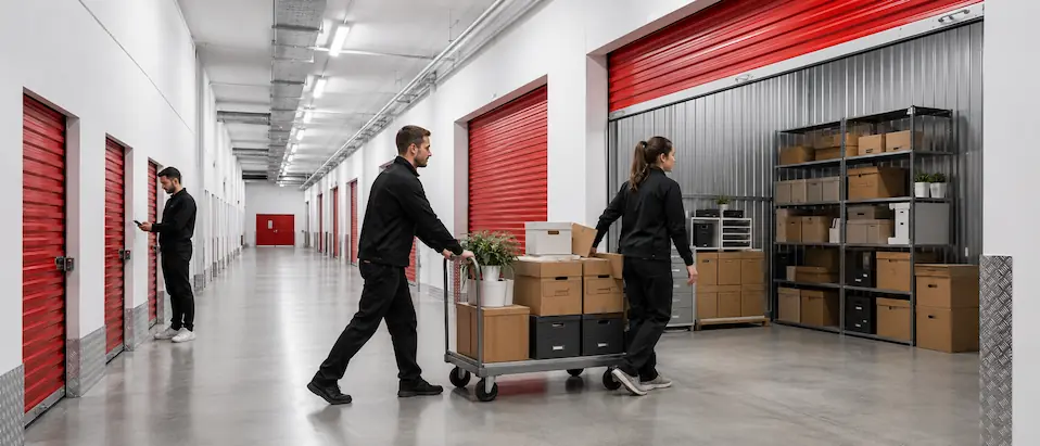 Ideal para mudanzas empresariales — con acceso compartido